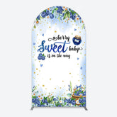 Lofaris Sweet Berry Floral Lovely Baby Shower Arch Backdrop